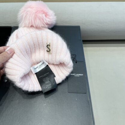 Yves Saint Laurent wool-blend knitted hat - Image 9
