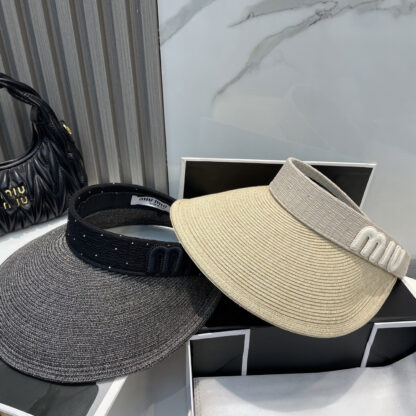 Miu Miu casual all-match open top hat - Image 9