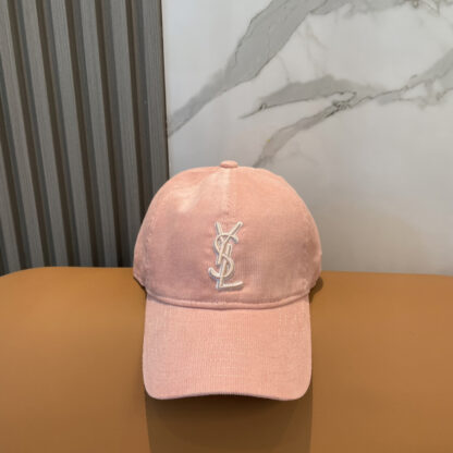 Yves Saint Laurent embroidered corduroy baseball cap - Image 9