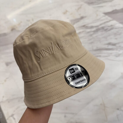 Saint Laurent lettering embroidered bucket hat - Image 9