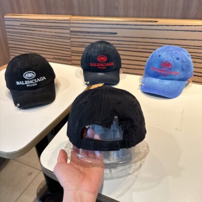 Balenciaga Korean version of British casual custom baseball cap - Image 9