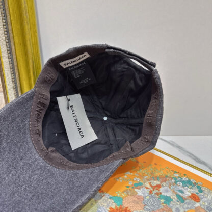 Balenciaga cotton denim distressed trendy baseball cap - Image 9