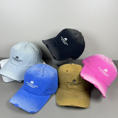 Balenciaga classic quote embroidered couple baseball cap - Image 9