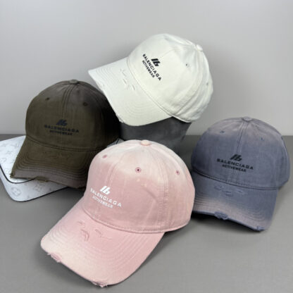 Balenciaga classic quote embroidered couple baseball cap - Image 9