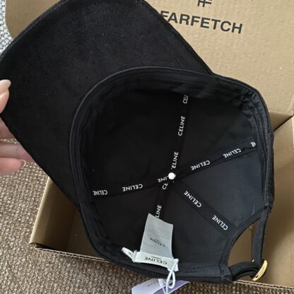 Celine autumn and winter retro hard top baseball cap - Image 9