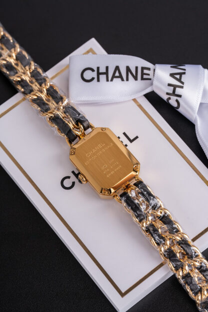 Chanel Black Gold Sugar Cube Women's Watch - Image 10