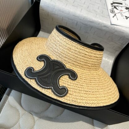Celine raffia sun hat - Image 9