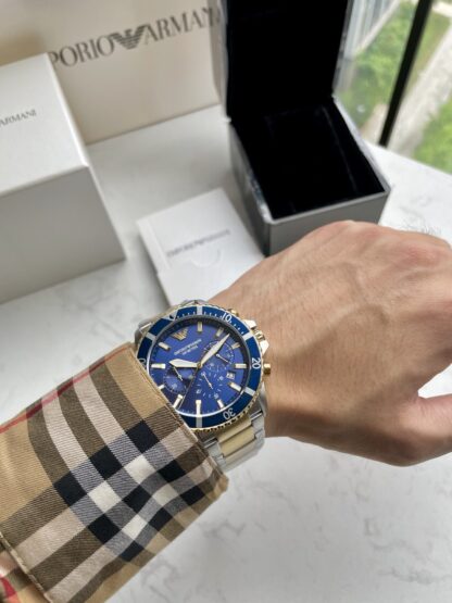 Armani multi-dial design fashion watch - Image 9
