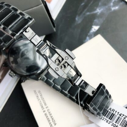 Armani Business Casual European and American Simple Atmospheric Quartz Steel Band Men's Watch - Image 8
