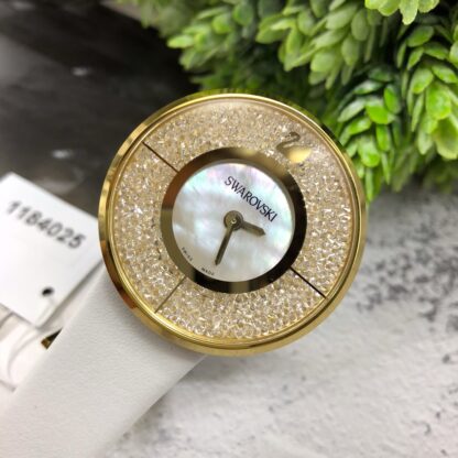 Swarovski starry leather strap women's watch - Image 8
