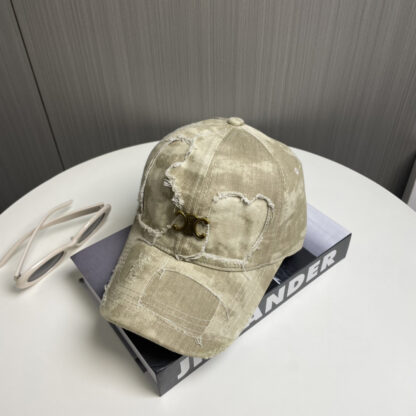Celine Spring Washed Baseball Cap - Image 9