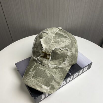 Celine Spring Washed Baseball Cap - Image 9