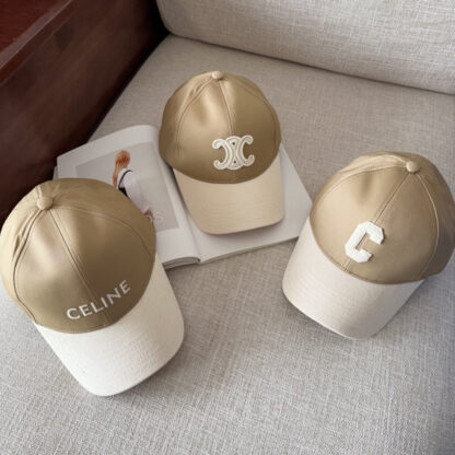 Celine letter embroidered couple fashion baseball cap - Image 9