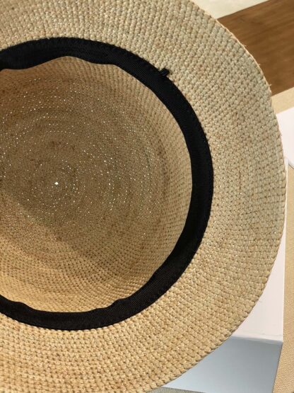 Celine raffia woven straw hat - Image 9