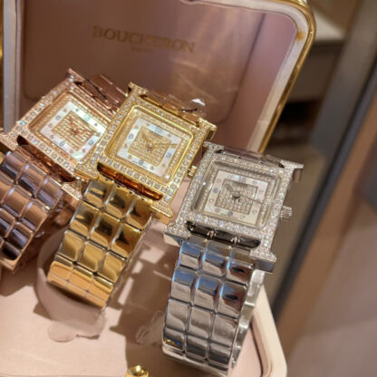 Hermes Gypsophila Square Dial Elegant Watch - Image 9