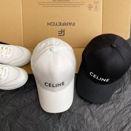 Celine all-match embroidered lettering baseball cap - Image 9