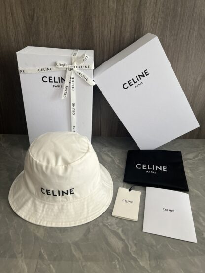 Celine embroidered lightweight bucket hat - Image 9