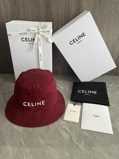 Celine embroidered lightweight bucket hat - Image 9