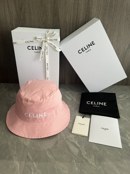 Celine embroidered lightweight bucket hat - Image 9