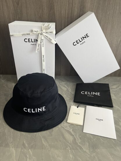 Celine embroidered lightweight bucket hat - Image 9
