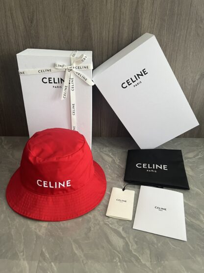 Celine embroidered lightweight bucket hat - Image 9