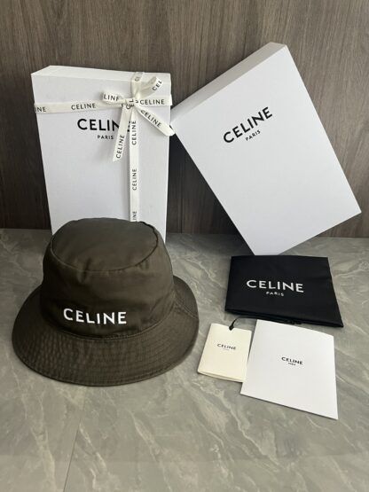 Celine embroidered lightweight bucket hat - Image 9