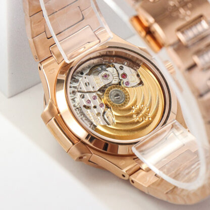 Patek Philippe Women's Nautilus Platinum T Square Brick Limited Edition Watch - Image 9
