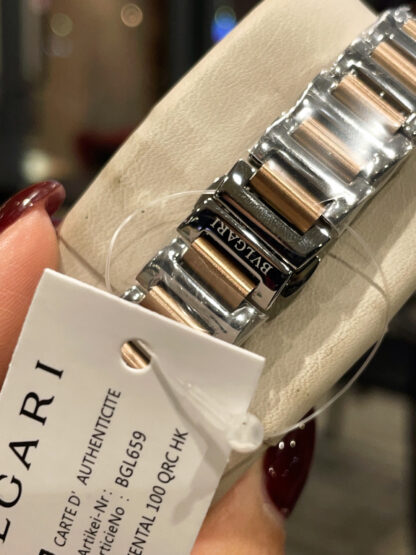 Bulgari Women's Mother-of-Pearl Intarsia Watch - Image 9