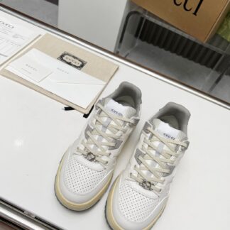 Gucci high and low top distressed sneakers