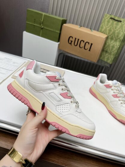 Gucci high and low top distressed sneakers - Image 9