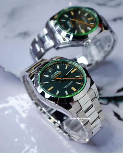 Rolex Green Glass Lightning