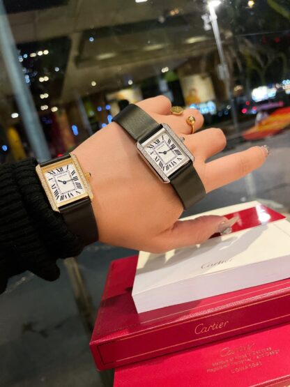 Cartier Tank Series Vintage Couple Watch - Image 9