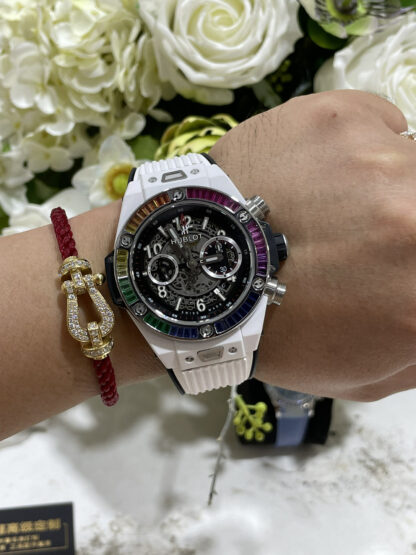Hublot White Ceramic Watch - Image 9