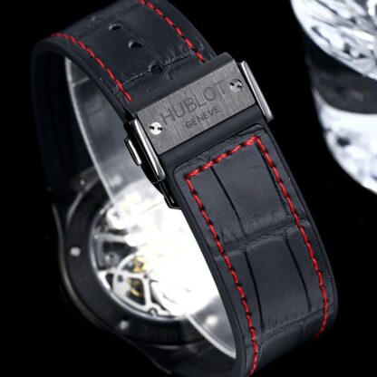 Hublot Ultra-Thin Two-Hand Flywheel Mechanical Watch - Image 9