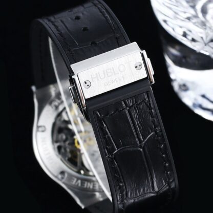 Hublot Ultra-Thin Two-Hand Flywheel Mechanical Watch - Image 9