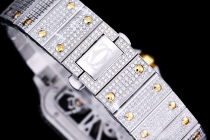 Cartier skeleton mechanical watch - Image 8