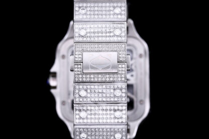 Cartier skeleton mechanical watch - Image 8