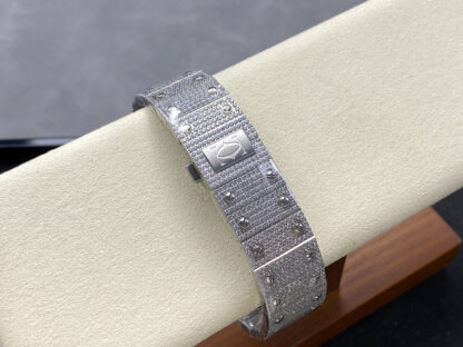 Cartier Santos Hollow Diamond Series Mechanical Watch - Image 9