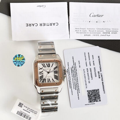 Cartier Santos series classic mechanical watch - Image 7