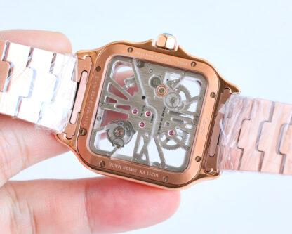 Cartier Santos Skeleton Series Mechanical Watch - Image 9