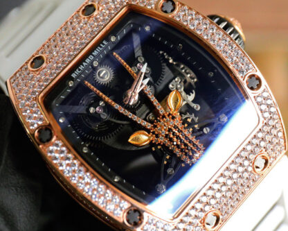 RichardMille Starry Sky Series Diamond-Set Mechanical Skeleton Watch - Image 9