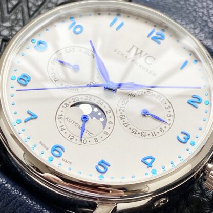 IWC Portuguese series multi-function moon phase 6-pin watch - Image 9