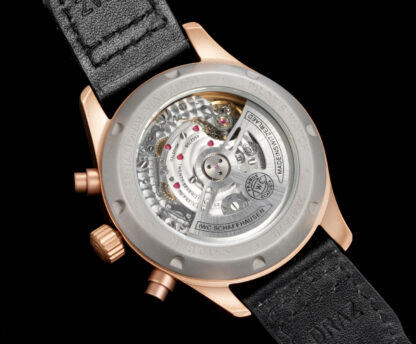 IWC Bronze Gold Chronograph Spitfire Series Watch - Image 9
