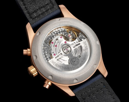 IWC Bronze Gold Chronograph Spitfire Series Watch - Image 8