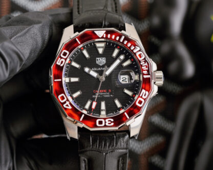 TAGHeuer Tortoiseshell Pattern Bezel Aquaracer Automatic Watch - Image 9