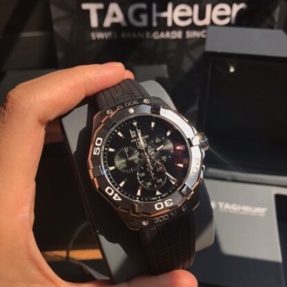 TAGHeuer Aquaracer Series Quartz Chronograph Men's Watch - Image 8