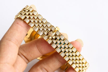 Rolex Logbook with Full Diamonds - Rich and Luxurious Edition - Image 8