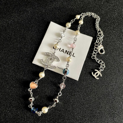 Chanel Love Double C Necklace - Image 7