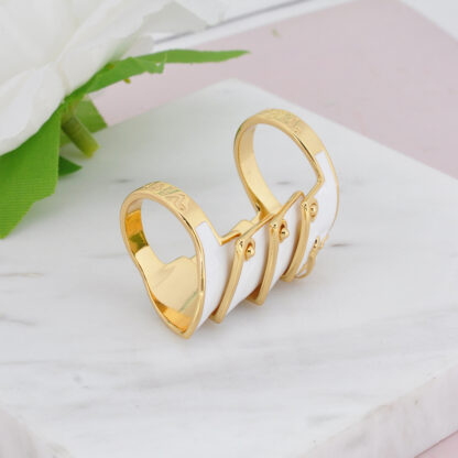 Vivienne Westwood lacquered four-section ring - Image 9