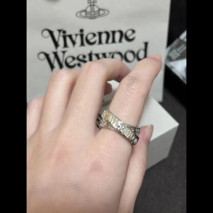Vivienne Westwood Double Circle Belt Buckle Letter Ring - Image 9